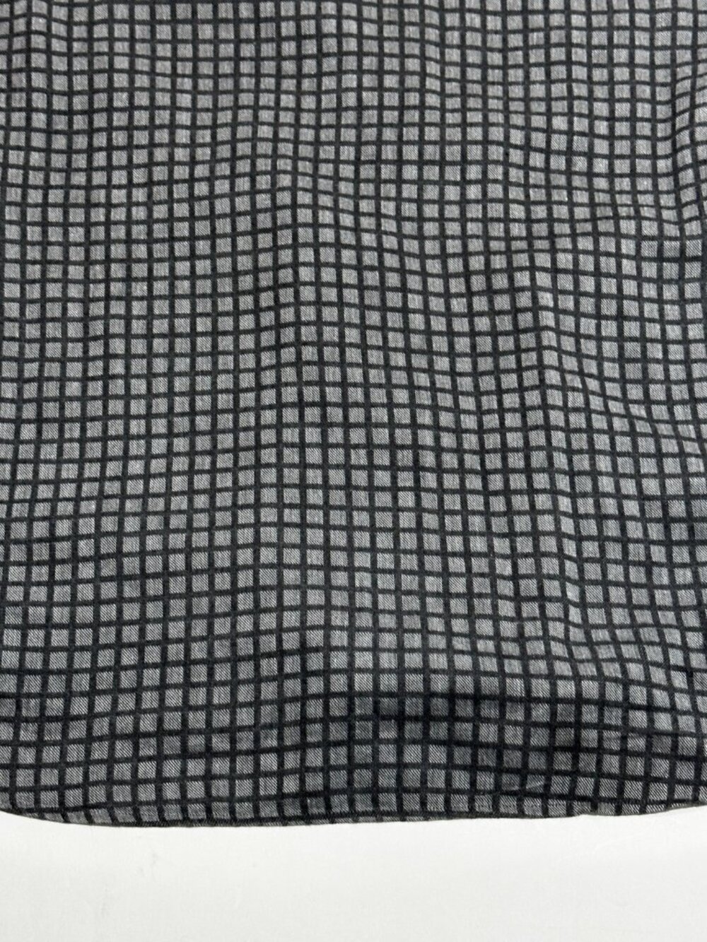 UNTUCKit Mens Large Gray Check Button Up Shirt Long Sleeve 100% Cotton Casual - Picture 16 of 16